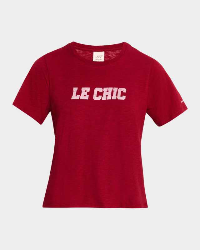 Le Chic Shrunken Graphic Tee
