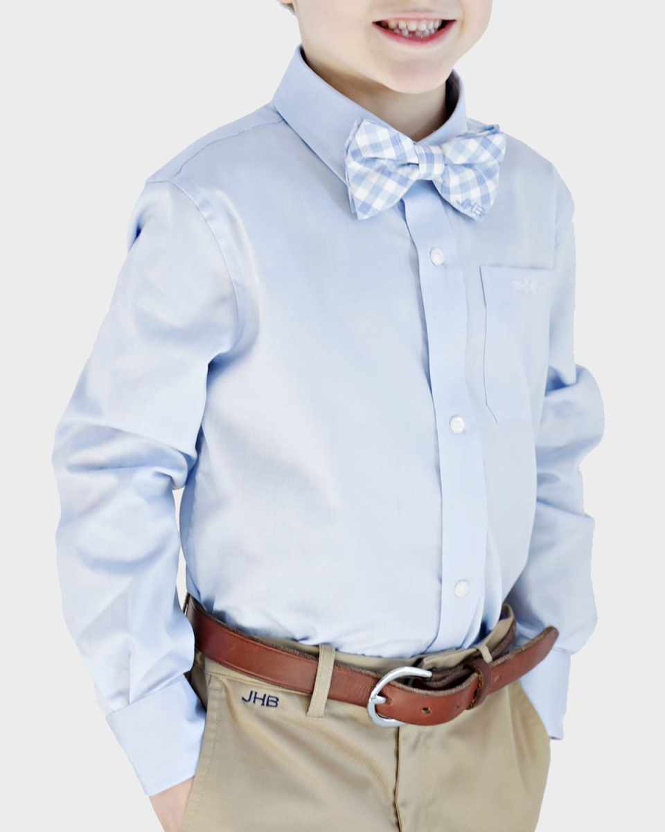 Solid Shirt - Monogram Option, Size 4/5-18