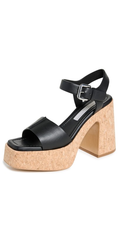 Stella McCartney Skyla Alter Sporty Mat Sandals Black