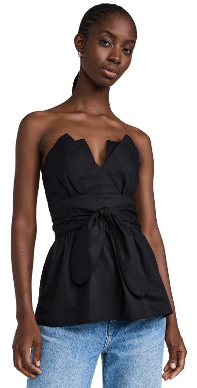 De Loreta Tulipan Top Black