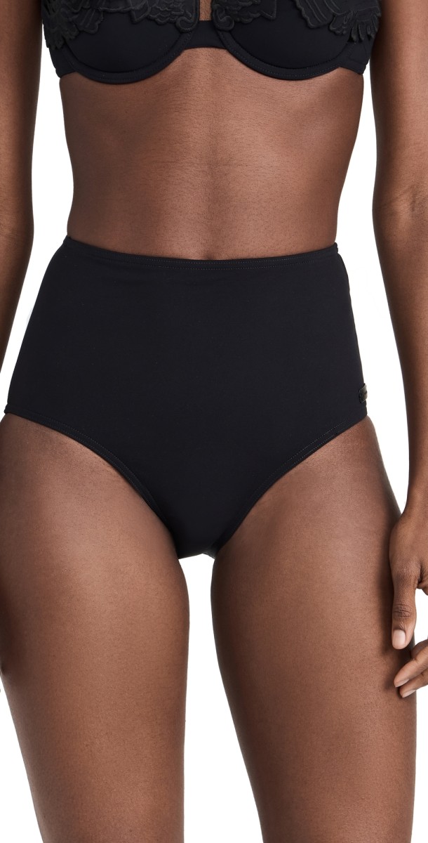 Zimmermann Separates High Bikini Bottoms Black