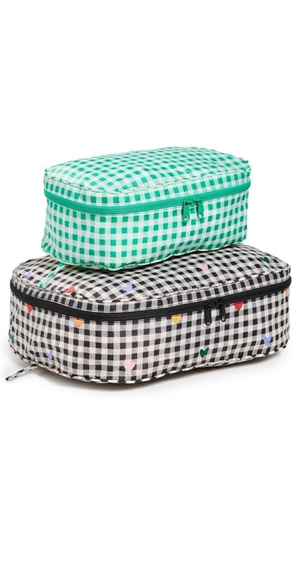 BAGGU Packing Cube Set Gingham