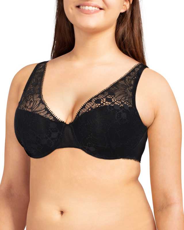 Day to Night Lightweight Lace Plunge Bra
