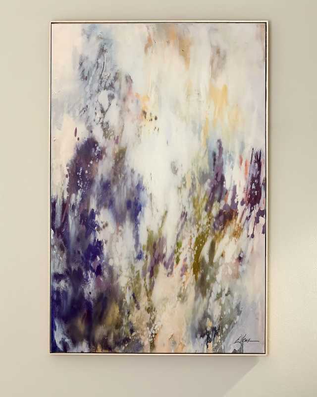"Blue Galaxy" Canvas Art by Jackie Ellens