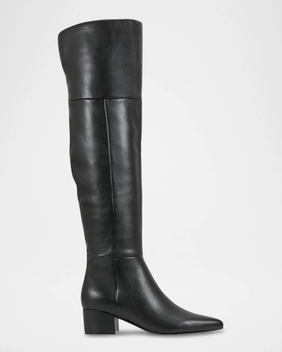Leather Over-The-Knee Boots