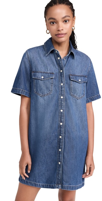 Madewell Oversized Shirtdress Santee Wash