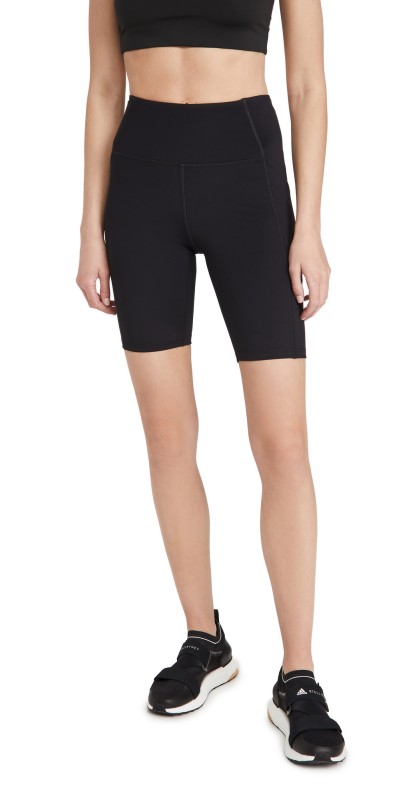 Girlfriend Collective Pocket Bike Shorts Black