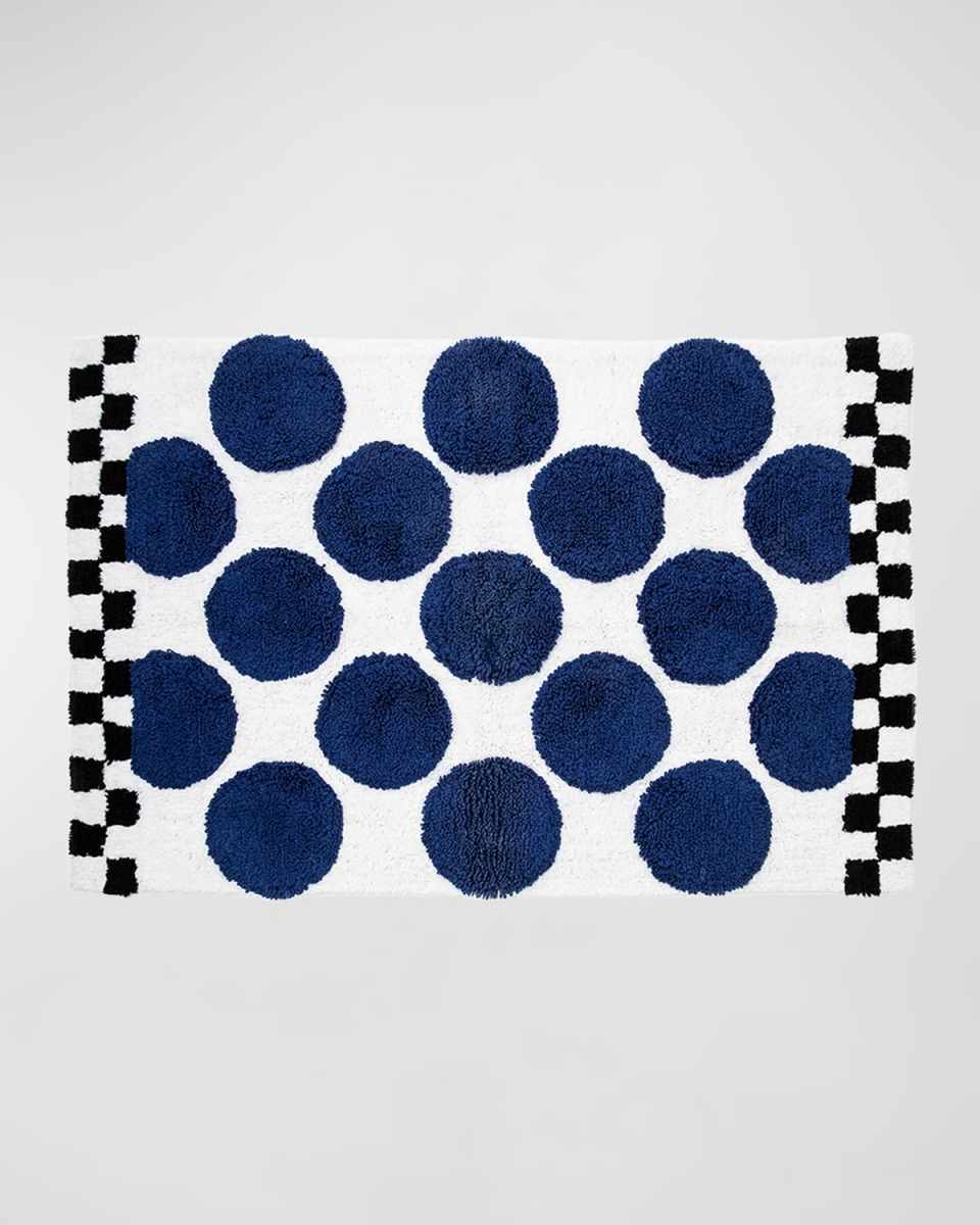 Royal Dot Bath Rug
