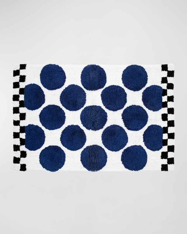 Royal Dot Bath Rug