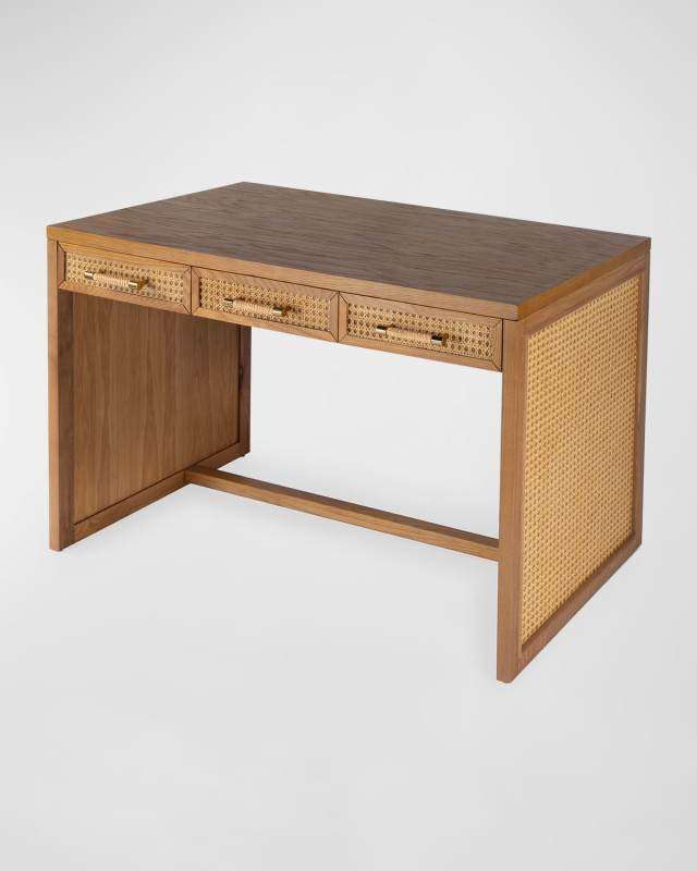 Mesa Rattan Writing Desk