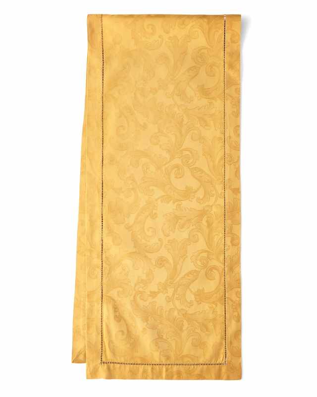 Acanthus Jacquard Table Runner, 15" x 72"