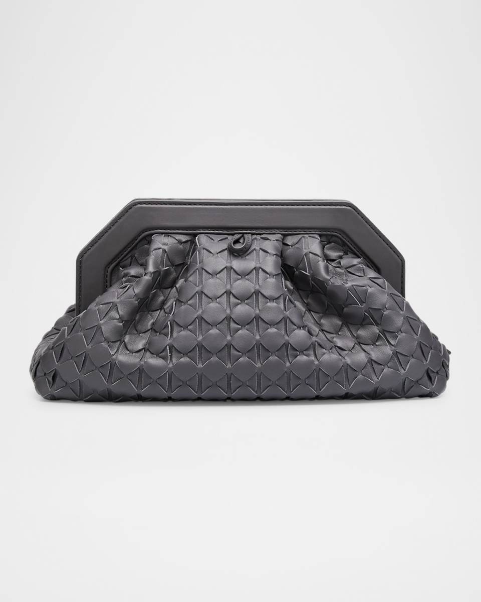 Secret Mosaic Leather Clutch Bag