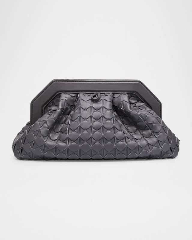 Secret Mosaic Leather Clutch Bag