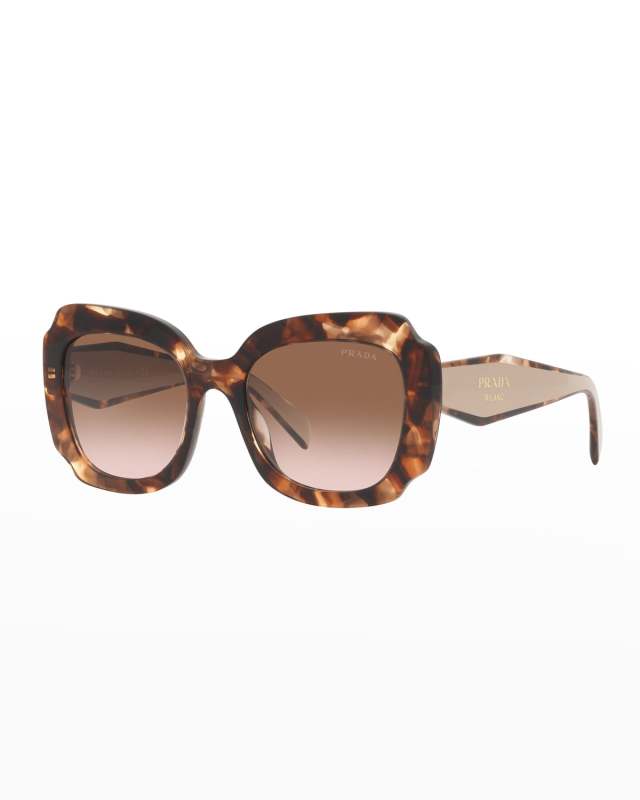 Geo Round Acetate Sunglasses