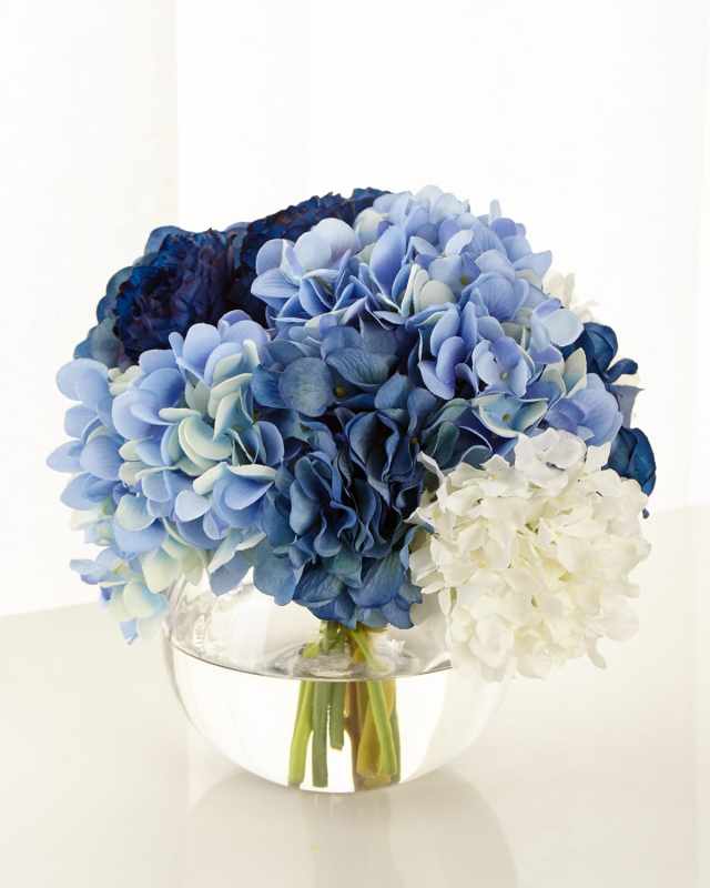 Baby Blue Floral Arrangement