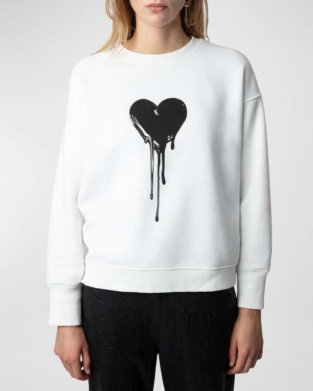 Oscar Flowing Heart Sweatshirt