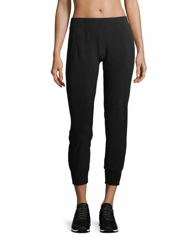 Pull-On Stretch-Jersey Jogger Pants