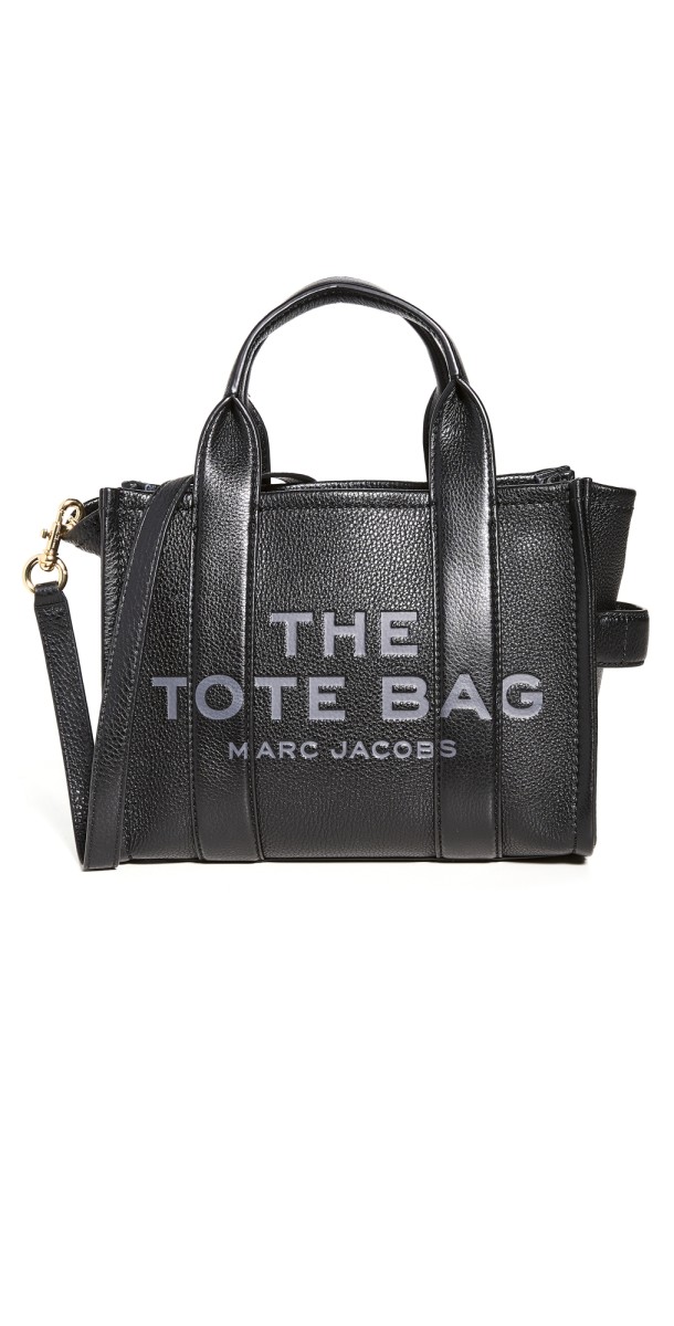 Marc Jacobs The Leather Small Tote Bag Black