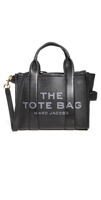 Marc Jacobs The Leather Small Tote Bag Black