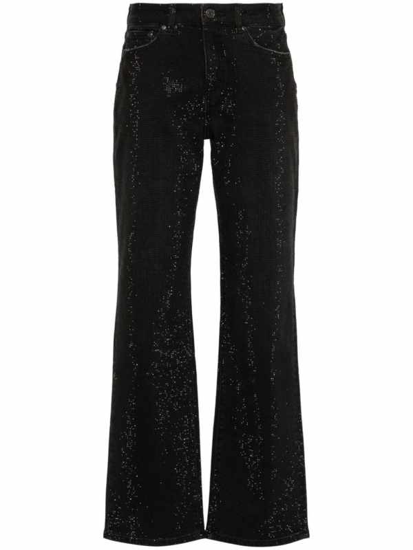 crystal-embellished jeans