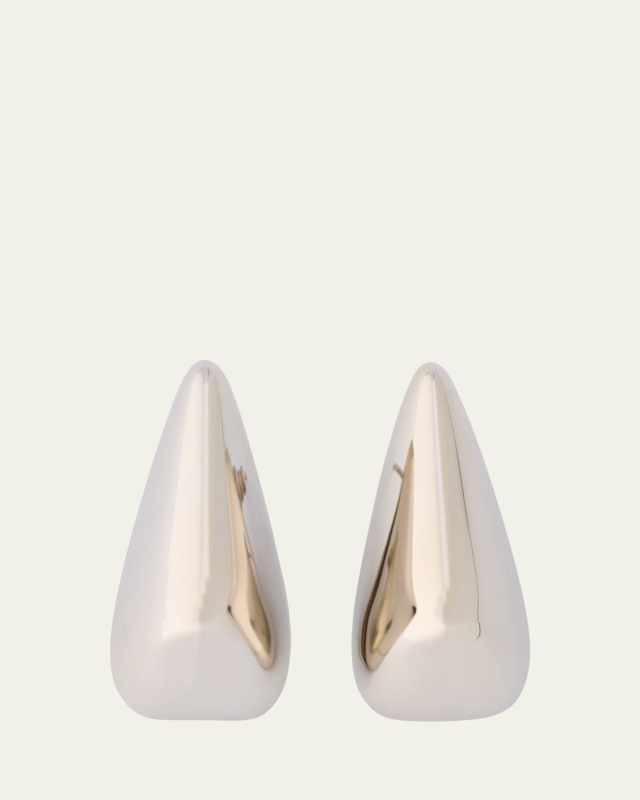 Silver-Plated Thorn Earrings