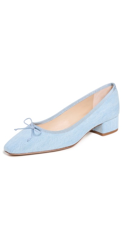 Veronica Beard Cecile Ballet Pumps Vista Blue