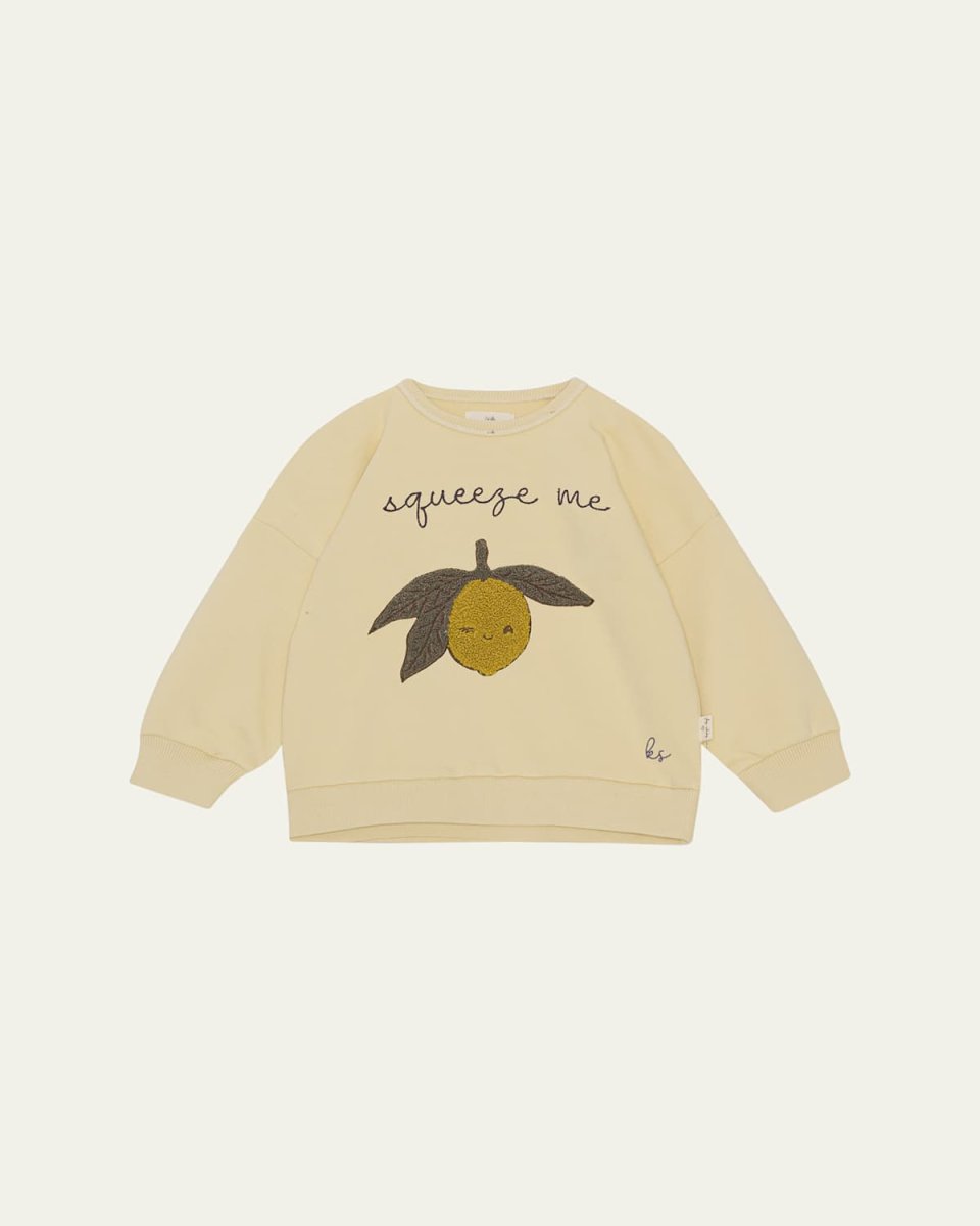 Girl's Lou Organic Cotton Sweatshirt, Size 18M-4