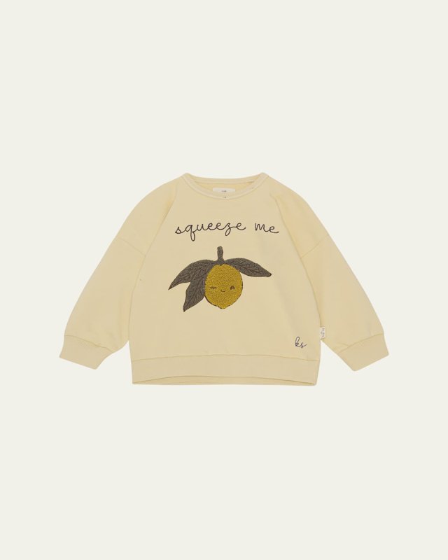 Girl's Lou Organic Cotton Sweatshirt, Size 18M-4