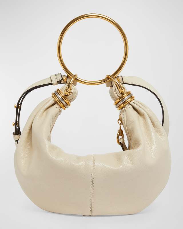 Bracelet Bag Mini in Shiny Grained Calfskin