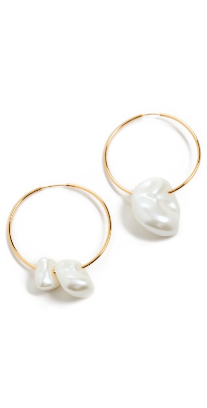Cult Gaia Juno Earrings Silver