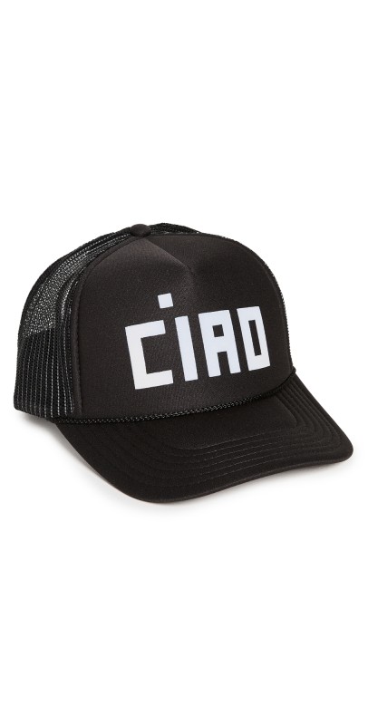 Clare V. Ciao Trucker Hat Black
