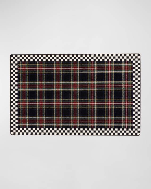 Stewart Tartan Rug, 5' x 8'