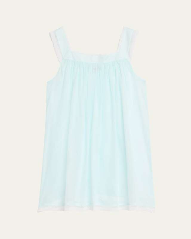 Mia Sleeveless Lace-Trim Babydoll