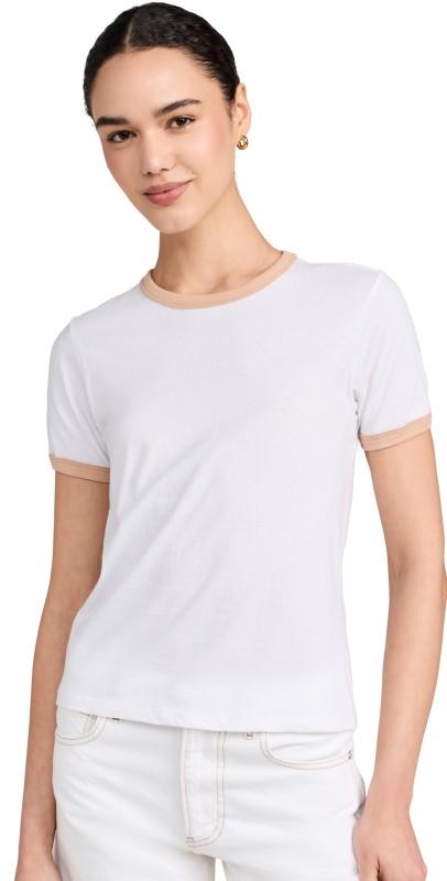 FRAME Vintage Baby Tee White