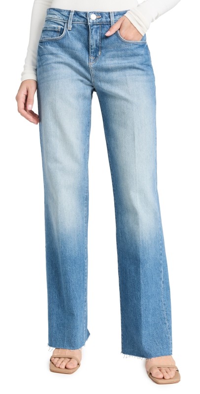 L'AGENCE Tiana Wide Leg Jeans Cowan