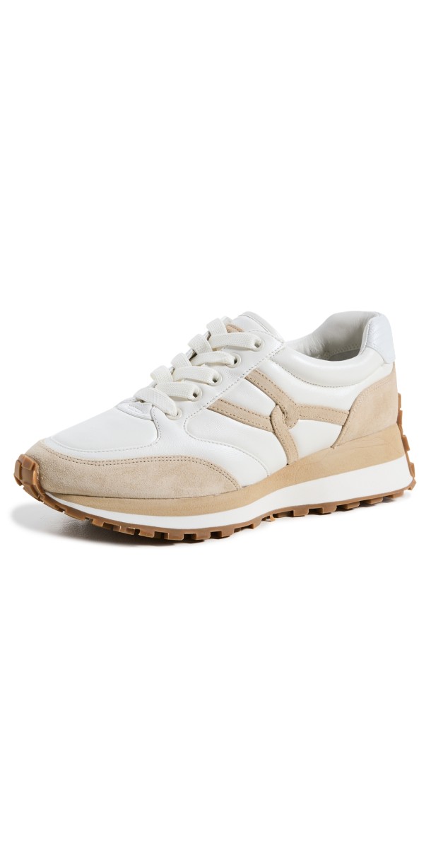 Veronica Beard Valentina Sneakers Coconut/Ecru