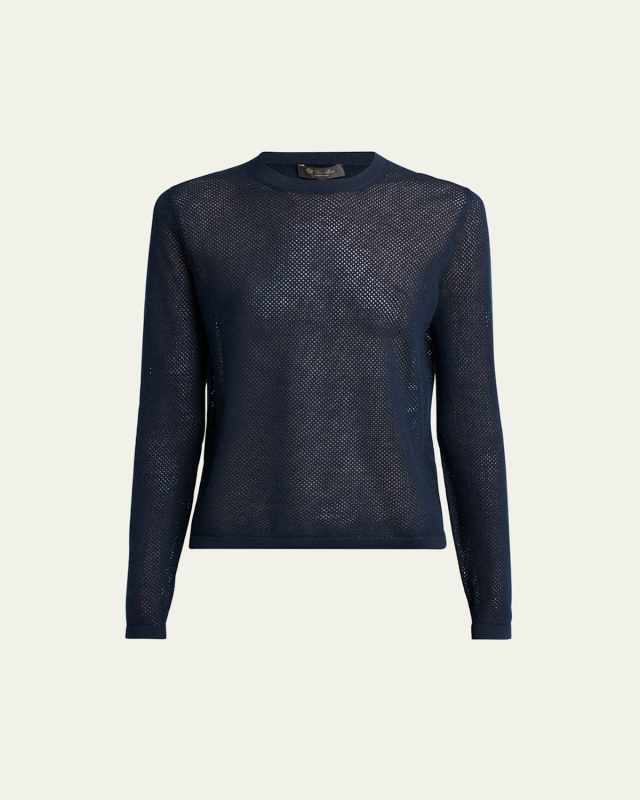 Port Douglas Open-Knit Cashmere Sweater