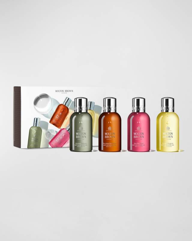 Spicy and Citrus Bathing Collection, 4 x 3.3 oz.