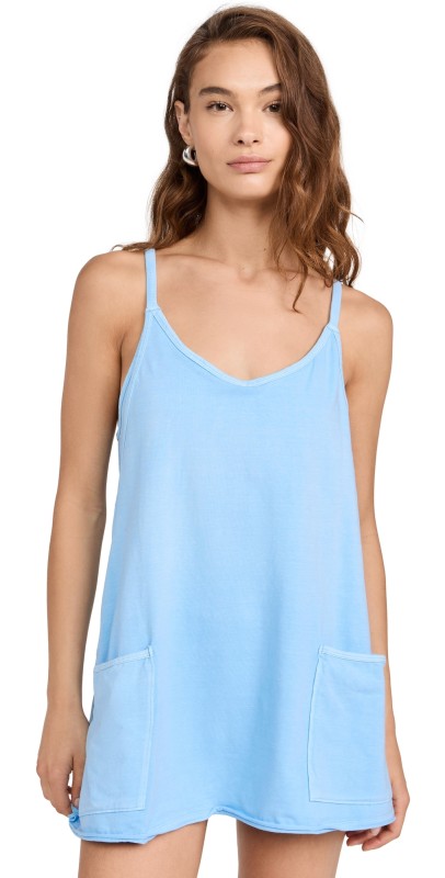 FP Movement Hot Shot Mini Dress Oxford Blue