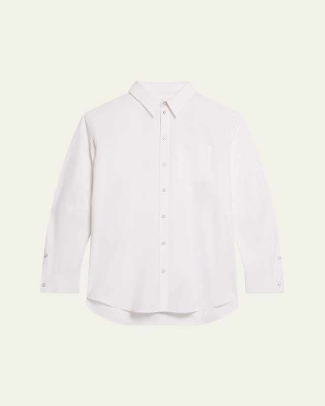 Oversized Long-Sleeve Shirt