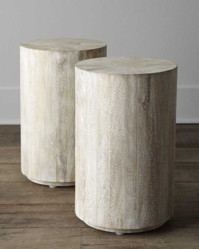 Driftwood Drum Table