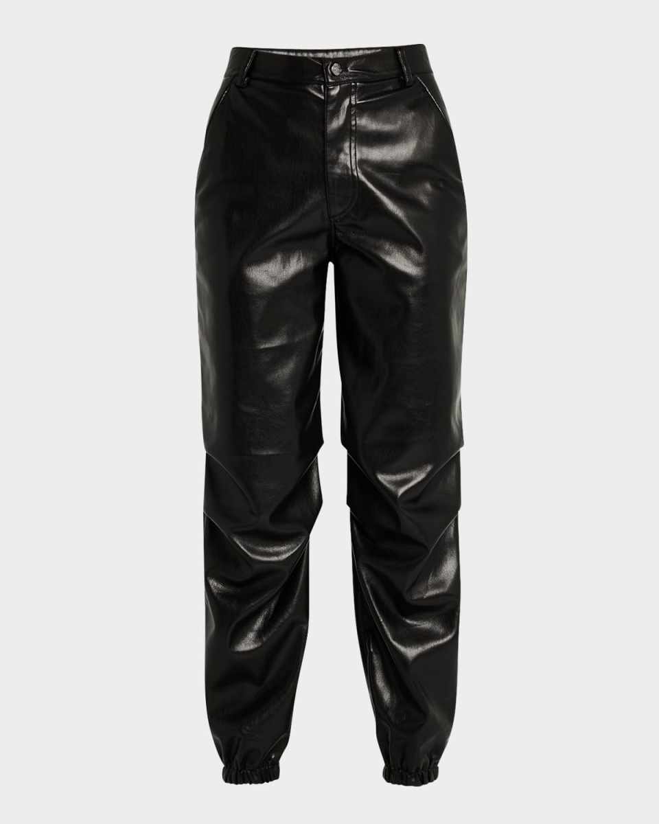 Harden Vegan Leather Joggers