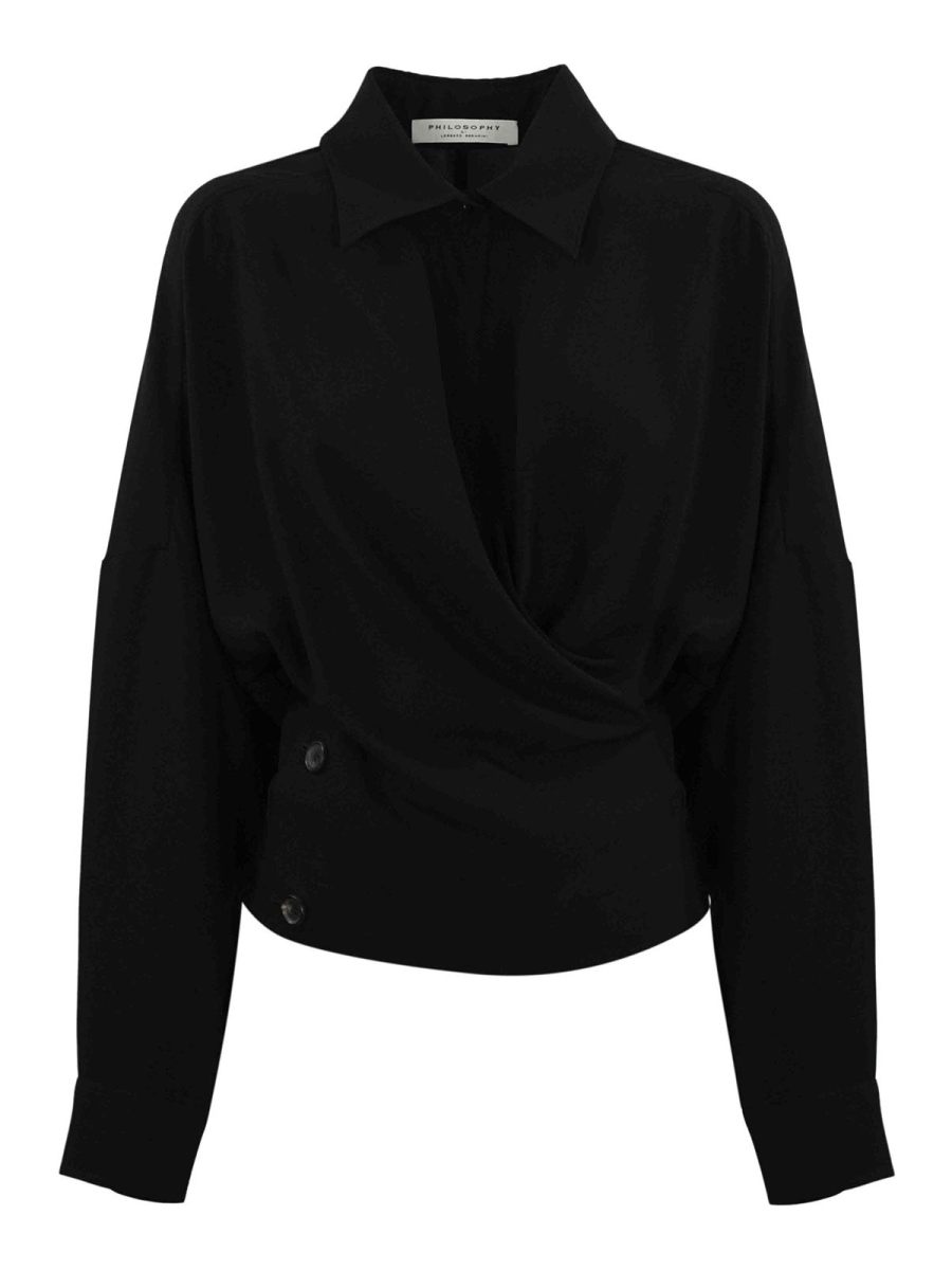 Philosophy di Lorenzo Serafini Chemise - Noir