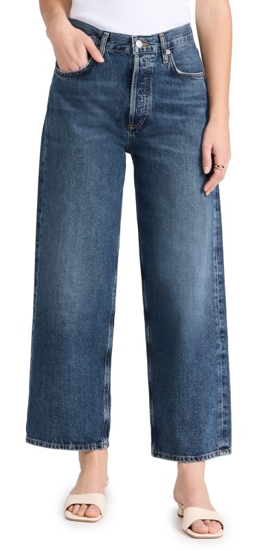 AGOLDE Ren: High Rise Wide Leg Jeans Control