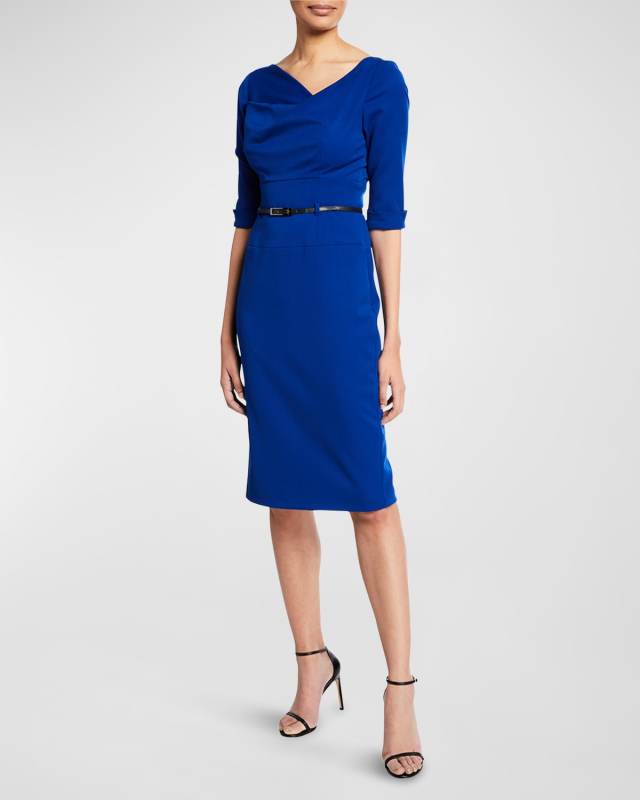 Jackie 3/4-Sleeve Sheath Dress