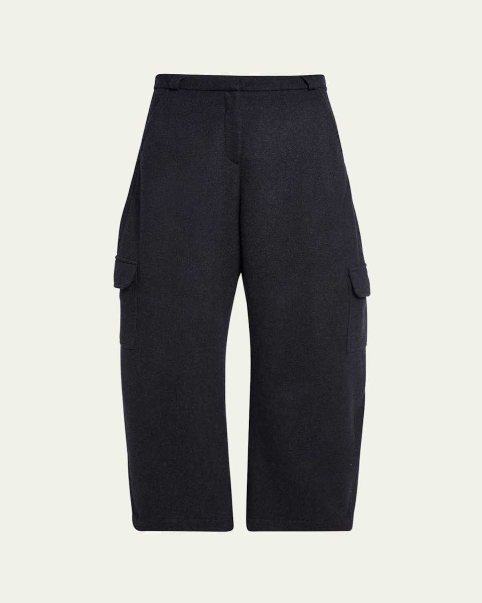 Helge Straight Leg Cashmere Pants