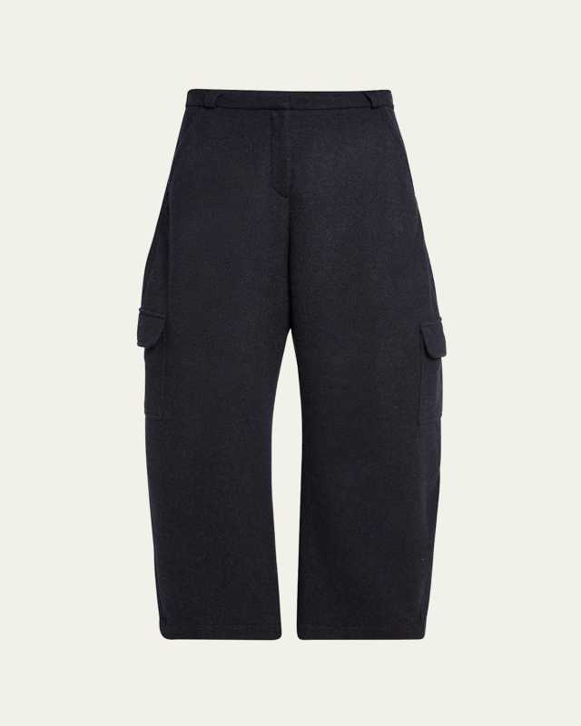 Helge Straight Leg Cashmere Pants