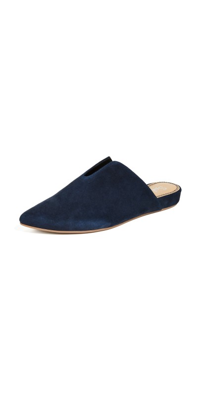 Splendid Nieves Point Toe Mules Navy
