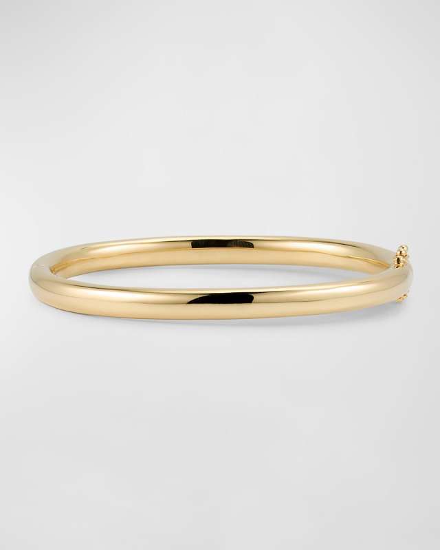 18K Hannah Oval Bangle