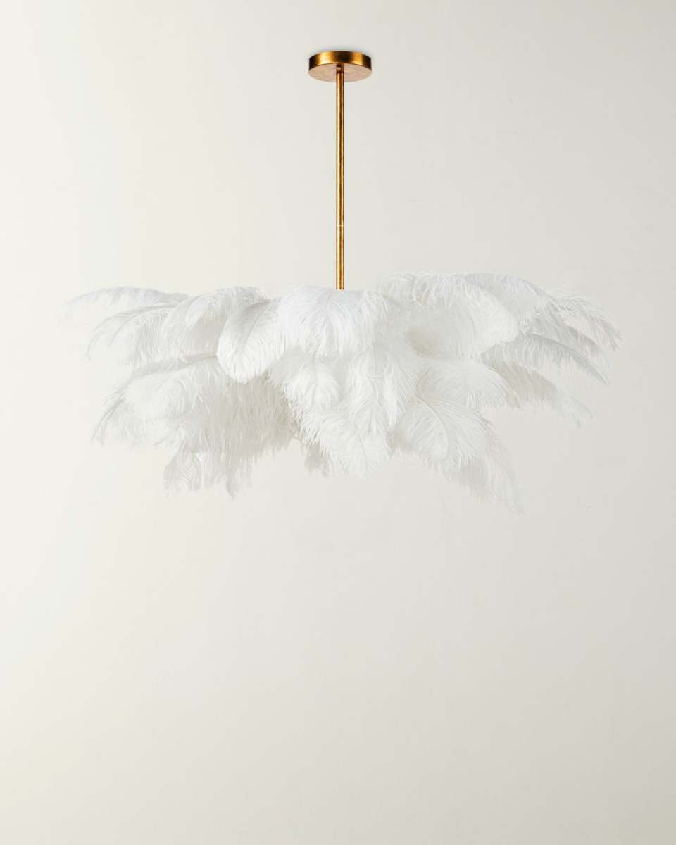 Josephine Feather Chandelier
